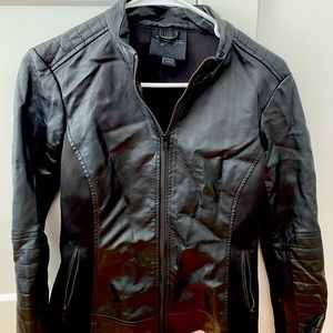 Faux leather jacket